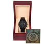Black Chronograph Watch