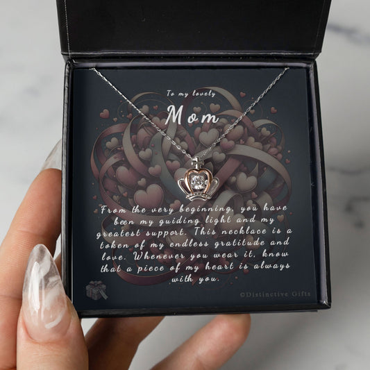 Crown Pendant Necklace (Mom)