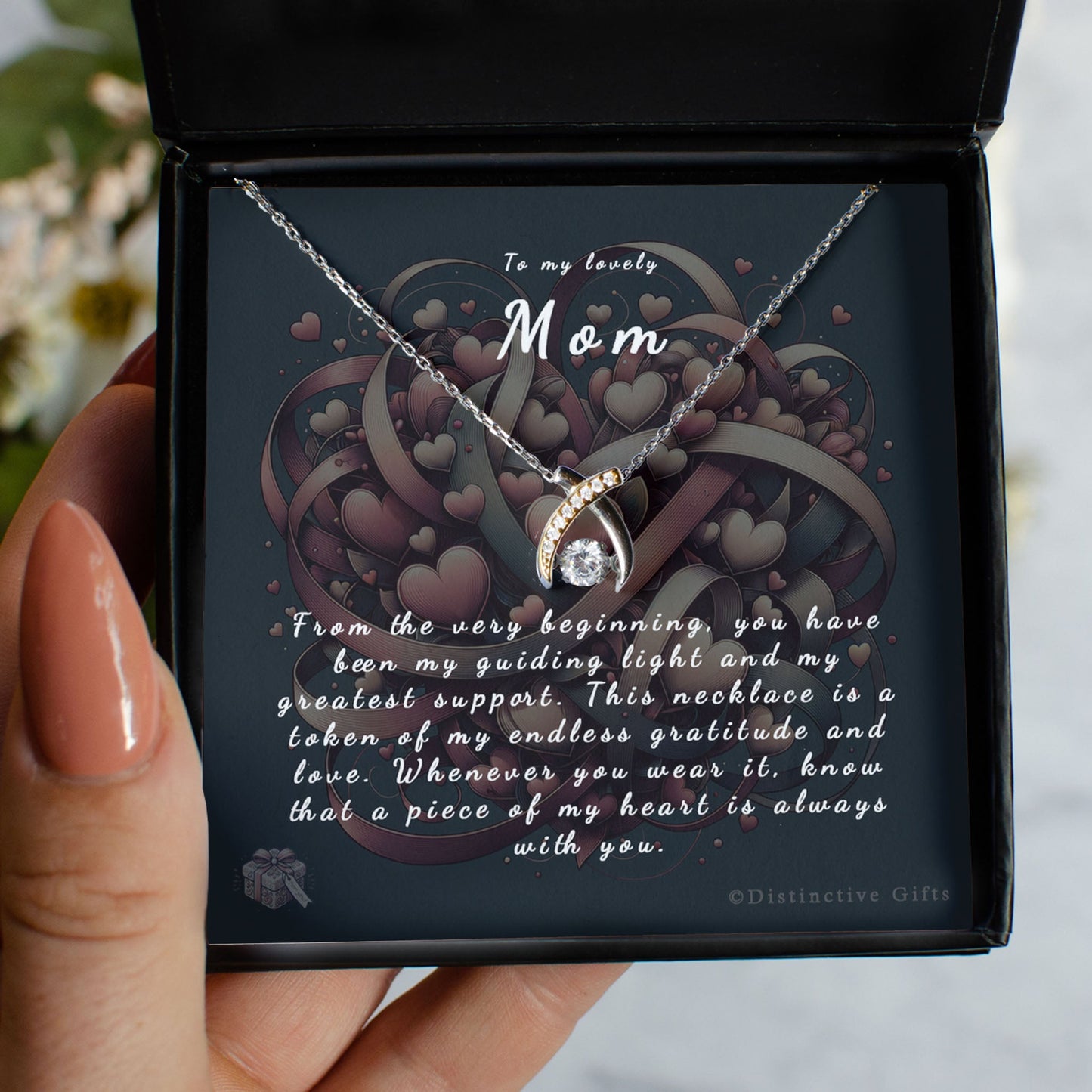 Wishbone Dancing Necklace (Mom)