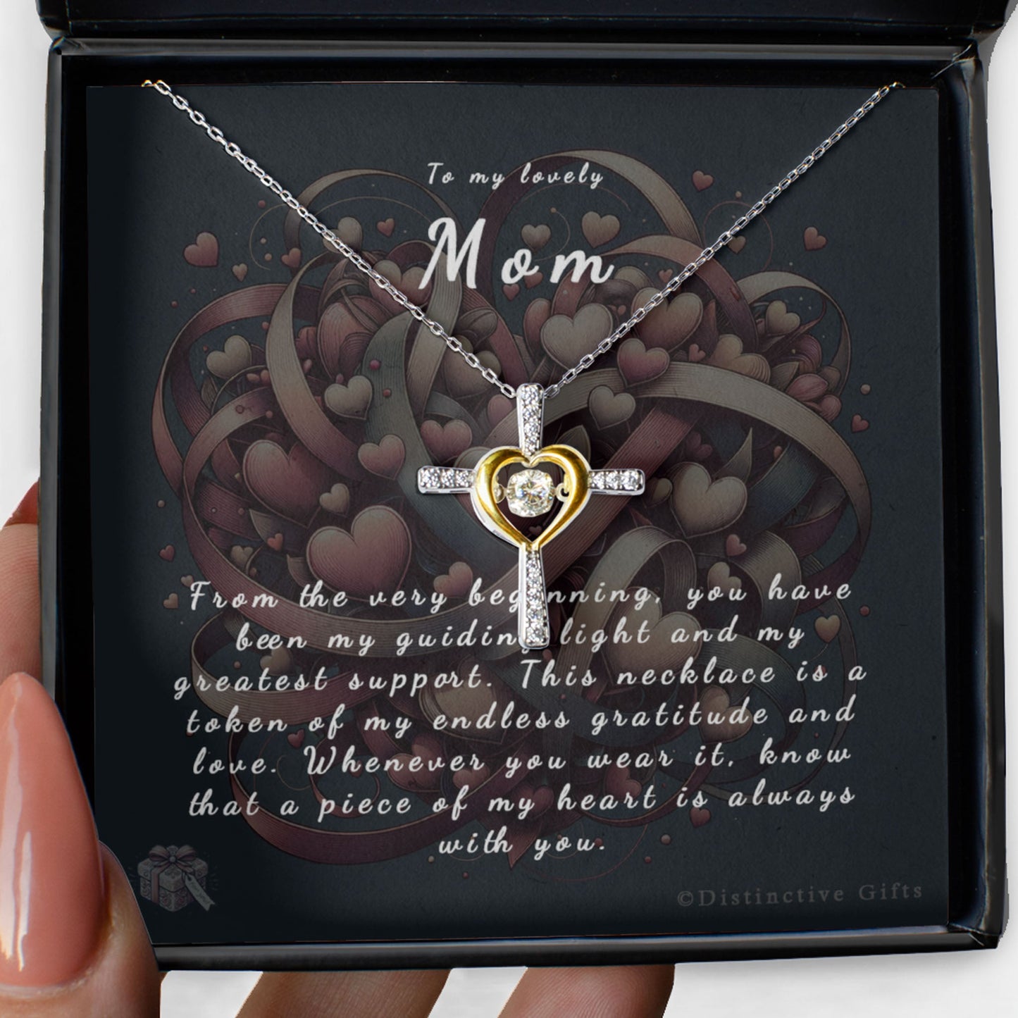 Cross Dancing Necklace (Mom)