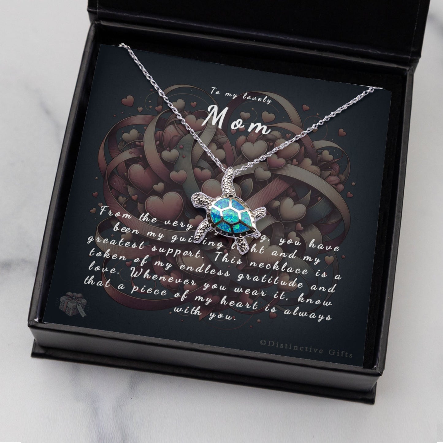 Opal Turtle Necklace (Mom)