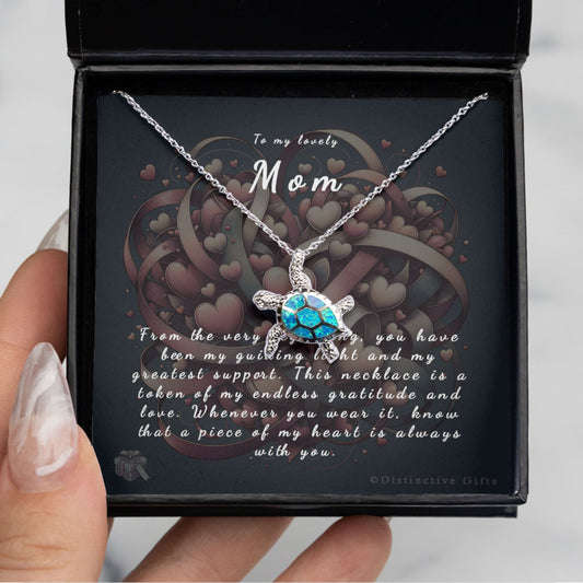 Opal Turtle Necklace (Mom)